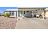 Charming single-story home with carport and well maintained landscaping in a desirable location at 8500 E Southern Ave # 463, Mesa, AZ 85209