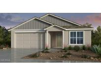 Charming single-story home with a two-car garage and inviting front entrance at 25132 N 171St Ln, Surprise, AZ 85387