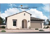 Charming single-story home with desert landscaping and a neutral color palette at 36971 W Santa Maria St, Maricopa, AZ 85138