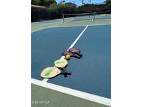 Community pickleball court complete with all necessary equipment for a fun-filled match at 3031 N Civic Center Plz # 306, Scottsdale, AZ 85251
