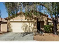 Charming single-Gathering home featuring a two-car garage and cozy front porch at 8520 E Laguna Azul Ave, Mesa, AZ 85209