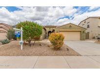 Charming single-story home with a two-car garage, desert landscaping, and mature trees in a desirable neighborhood at 18178 W Desert View Ln, Goodyear, AZ 85338