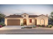 Charming single-story home with a well-manicured front yard, desert landscaping, and a two-car garage at 7836 W Mockingbird Way, Florence, AZ 85132