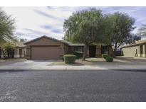 Charming single-story home with a well-maintained front yard and mature shade trees at 1391 E 12Th St, Casa Grande, AZ 85122