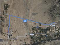 A map shows nearby locations with highways, rivers, and the distance to airports and shopping at 385 W Vineyard Rd # C, Tonopah, AZ 85354