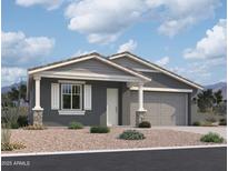 Charming single-story home with a two-car garage, neutral color palette and low-maintenance desert landscaping at 7701 W Avenida Del Rey --, Peoria, AZ 85383