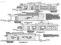 Detailed architectural rendering showcasing the home's front, side, and rear exterior elevations at 37039 N 20Th St, Phoenix, AZ 85086