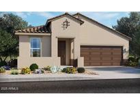 Charming single-story home with desert landscaping and a two-car garage at 41915 W Hospitality Ln, Maricopa, AZ 85138