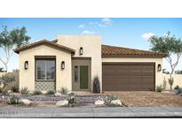 Charming single-story home with a two-car garage, desert landscaping, and a neutral color palette at 2278 E Foremaster Rd, San Tan Valley, AZ 85140