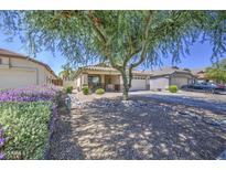 Charming single-story home featuring well-manicured landscaping and a covered front porch at 4369 E Coal St, San Tan Valley, AZ 85143