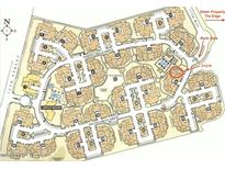 Detailed community map showcasing building locations, amenities, and street names within the neighborhood at 19777 N 76Th St # 1219, Scottsdale, AZ 85255