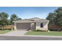 Charming single-story home with a two-car garage and well-maintained landscaping at 4646 E French Rd, San Tan Valley, AZ 85143