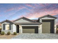 Charming single-story home featuring a three-car garage, neutral color palette and desert landscaping at 786 W Palo Verde W Dr, Casa Grande, AZ 85122