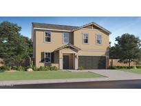 Charming two-story home featuring a neutral color, well-manicured lawn, and attached two-car garage at 32679 N Jasper St, San Tan Valley, AZ 85143