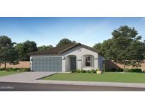 Charming single-story home featuring a two-car garage and desert landscaping at 4781 E Danta St, San Tan Valley, AZ 85143