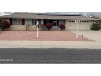Charming single-story home with well maintained yard and solar panels at 16805 N 110Th Ave, Sun City, AZ 85351