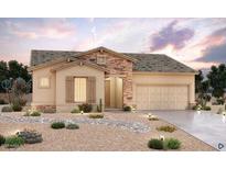 Charming single-Gathering home featuring stone accents, desert landscaping and a two-car garage at 20075 W San Miguel Ave, Litchfield Park, AZ 85340