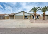 Charming single-Gathering home with a well-maintained front yard and a two-car garage at 3149 W Danbury Dr, Phoenix, AZ 85053