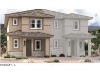 Charming two-story home with stone accents and a welcoming front porch at 2820 N Evergreen St, Buckeye, AZ 85396