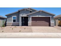 Charming single-story home featuring a two-car garage, neutral stucco, and low-maintenance landscaping at 4364 W Hannah St, San Tan Valley, AZ 85144