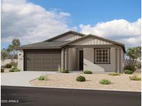 Charming single-story home featuring neutral tones and low-maintenance landscaping at 5638 W Olney Ave, Laveen, AZ 85339