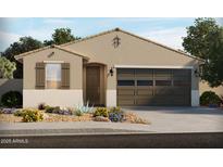 Charming single-story home with desert landscaping and a two-car garage at 37126 W Prado St, Maricopa, AZ 85138