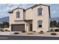 Stunning two-story home with a two-car garage and charming desert landscaping at 5535 S 240Th Ln, Buckeye, AZ 85326