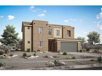 Stunning two-story home with a modern design and desert landscaping for low maintenance at 14739 W El Cortez Pl, Surprise, AZ 85387