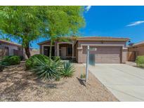 Charming single-story home with a well-maintained yard and a two-car garage at 10583 S 175Th Ave, Goodyear, AZ 85338
