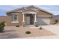 Charming single-story home featuring a neutral color palette and well-manicured landscaping at 18260 W Camino De Oro --, Surprise, AZ 85387