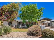 Charming home with mature trees, a well-manicured lawn, and a convenient covered carport at 6741 N 10Th St, Phoenix, AZ 85014