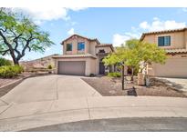Charming two-story home with tile roof, desert landscaping, and spacious two car garage at 3854 E Cathedral Rock Dr, Phoenix, AZ 85044