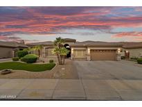 Inviting single-story home featuring desert landscaping and a two-car garage at 2612 S Jacob St, Gilbert, AZ 85295