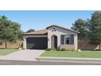 Charming single-story home featuring a tile roof, stucco exterior, and a two-car garage at 3255 E Baler Dr, San Tan Valley, AZ 85140