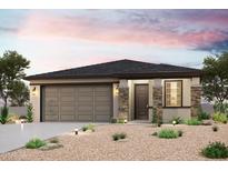 Charming single-story home with stone accents, desert landscaping, and a two-car garage at 2238 S 246Th Ln, Buckeye, AZ 85326