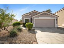 Charming single-story home with a well-manicured yard and neutral-toned exterior at 12443 W Via Camille --, El Mirage, AZ 85335