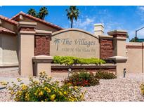 The Villages sign with manicured landscaping at 1120 N. Val Vista Dr at 1120 N Val Vista Dr # 110, Gilbert, AZ 85234