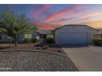 Charming single-story home with attached garage and low-maintenance desert landscaping at 14110 W White Rock Dr, Sun City West, AZ 85375
