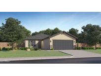 Charming single-story home with desert landscaping, neutral paint, gray roof and an attached two-car garage at 4748 E Amethyst Ln, San Tan Valley, AZ 85143