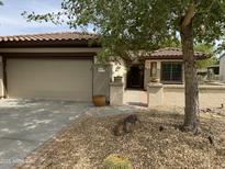 Charming single-story home featuring desert landscaping, a two-car garage, and a lovely entryway at 19139 N Alameda Dr, Surprise, AZ 85387
