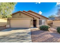 Charming single story home boasts desert landscaping and a two car garage at 4605 W Fawn Dr, Laveen, AZ 85339