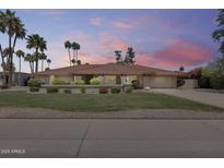 Charming home with a well-maintained lawn and vibrant landscaping, showcasing curb appeal at 8907 N 85Th Way, Scottsdale, AZ 85258