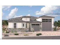 Beautiful single-story home featuring a neutral color palette, stone accents, and a spacious two-car garage at 18183 W Ashley Dr, Goodyear, AZ 85338