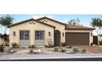 Charming single-story home featuring a two-car garage and beautiful desert landscaping at 4007 E Gold Mountain Ave, San Tan Valley, AZ 85143