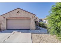 Charming single-story home featuring stucco siding, a two-car garage, and a tile roof in a well-kept neighborhood at 11156 E Lost Canyon Ct, Gold Canyon, AZ 85118