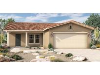 Charming single-story home featuring desert landscaping, a tile roof and neutral paint scheme at 19321 W Luke Ave, Litchfield Park, AZ 85340