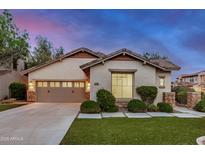 Charming single-story home with manicured lawn and two-car garage, in a desirable neighborhood at 12451 W Nadine Way, Peoria, AZ 85383