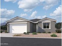 Charming single-story home with a two-car garage and neutral stucco exterior at 7594 W Avenida Del Rey --, Peoria, AZ 85383