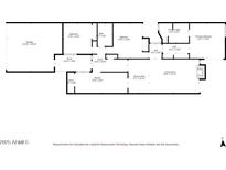 Detailed floor plan showcasing the layout and dimensions of each room in the house at 11633 N 40Th Way, Phoenix, AZ 85028