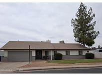 Charming single-story home with a well-manicured lawn and inviting curb appeal at 740 N Oracle --, Mesa, AZ 85203
